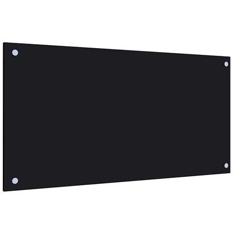 Paraschizzi Per Cucina Nero 80x40 Cm In Vetro Temperato - Foto 8