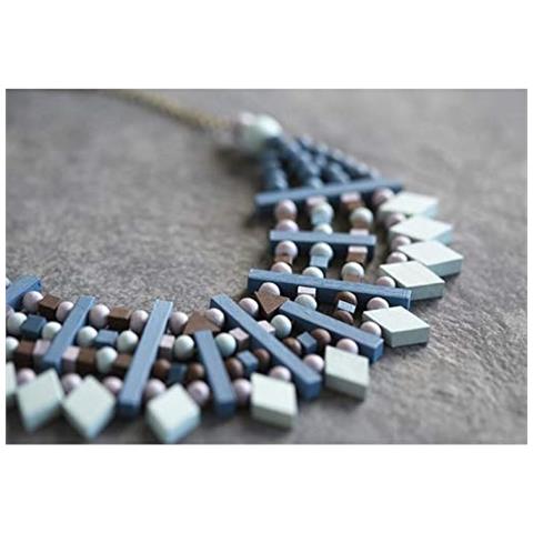 20 Perline Di Legno A Forma Di Diamanti 20 Mm - Foto 2