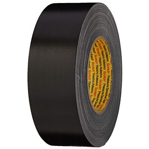 3m Nastro In Resina Gomma Reticolata 389, 50 Mm X 50 M, 1 Pezzo, Nero - Foto 1