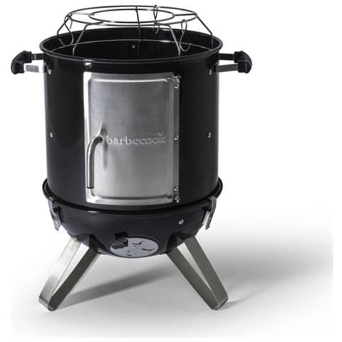 Oskar S Barbecue Egg Carbone + legna da ardere Nero, Acciaio inox - Foto 2