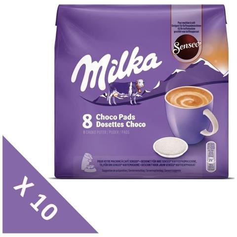 Senseo Set Di 10 Confezioni Da 8 Cialde Di Cioccolato Compatibili Con La Macchina Senseo - 1120 G - Foto 1