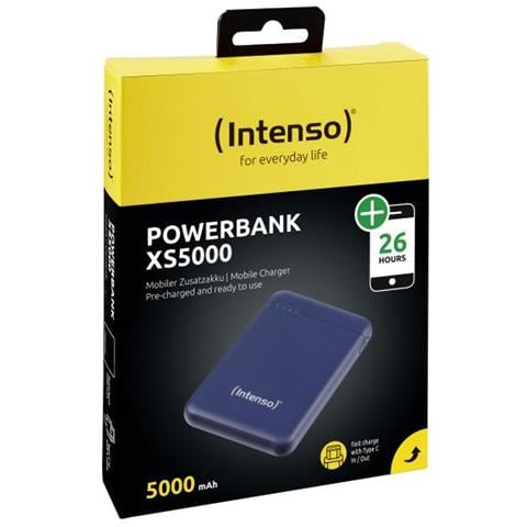 Powerbank Xs5000 - Powerbank - 5000 Mah - 2,1 A - 2 Ausgabeanschlussstellen (usb, Usb-c) - Auf Kabel: Usb-c - Blau (7313525 Dk Blue)  - Foto 3