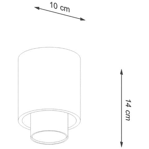 Lampada A Soffitto Nesi Nero Sl. 0982 - Moderno Lampade Da Soffitto Oro Nero 14x10x10 Cm - Foto 7