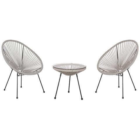 Set Bistrot Acapulco Ii Grigio Chiaro - Foto 2