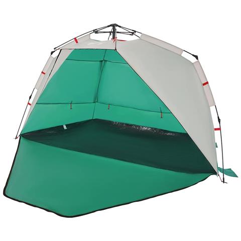 Tenda da Spiaggia 3 Persone Verde Rilascio Rapido Impermeabile - Foto 2