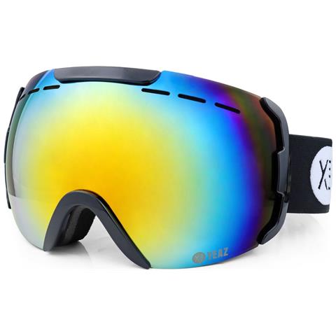 Ridge Occhiali Da Sci E Snowboard Nero /rosso /bianco - Foto 1