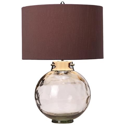 Lampada Da Scrivania Kara Vetro Metallo Nichel Lucido Vetro Verde 1 Luce E27 - Foto 2