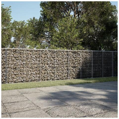 Cesto Gabbione Con Copertura 1100x50x100 Cm In Ferro Zincato - Foto 1