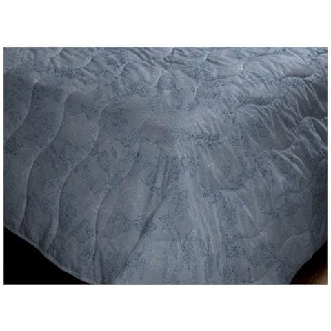 Trapunta Piumone Invernale 300gr Cotone Made Italy Disegno Lilly Piazza E Mezza Azzurro - Foto 5