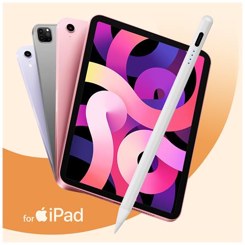 Pennino Magnetico Per Ipad Tecnologia Reiezione Palmo Autonomia 10h, Bianco - Foto 2