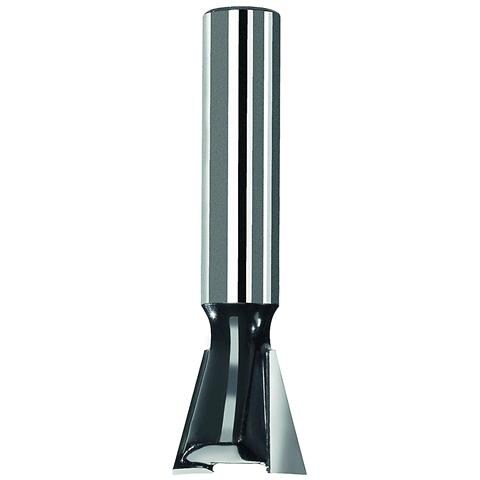 2609256621 - Punta Per Router, 14 Mm, Doppia Scanalatura, In Carburo Di Tungsteno, 15 Gradi, Gambo 8 Mm - Foto 1