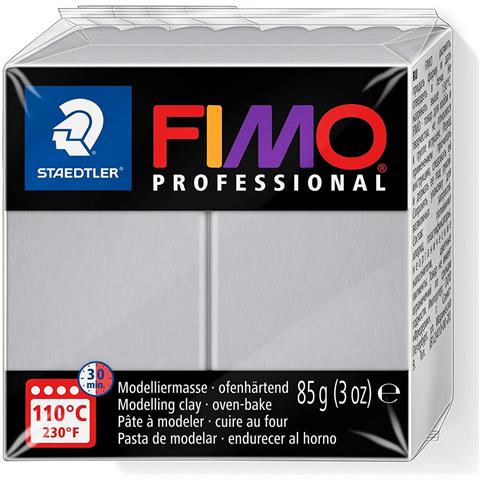 Fimo - Pasta Modellabile Sintetica 85gr  Grigio Delfino 80 - Foto 1