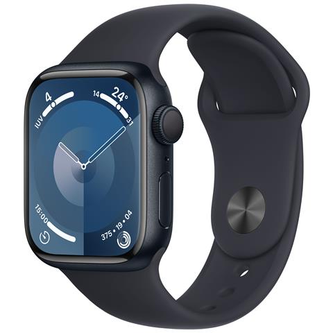 Watch Series 9 41 mm Digitale 352 x 430 Pixel Touch screen Nero Wi-Fi GPS (satellitare) - Foto 1