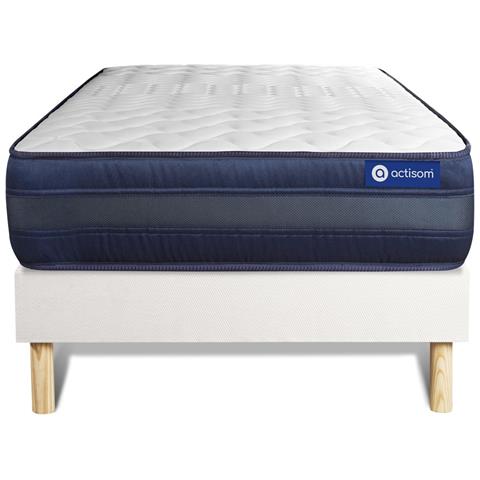 Kit Rete E Materasso Matrimoniale Actiflex Tech 80x200cm - Spessore : 24cm - Molle Insacchettate E Memory Foam- Molto Rigido - Foto 1