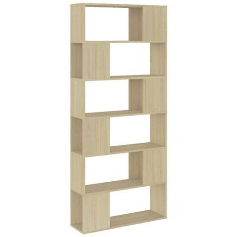 Lusso Casadino -  Libreria/divisorio Rovere Sonoma 80x24x186 Cm In Truciolato - Foto 1