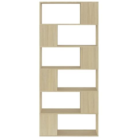 Lusso Casadino -  Libreria/divisorio Rovere Sonoma 80x24x186 Cm In Truciolato - Foto 2