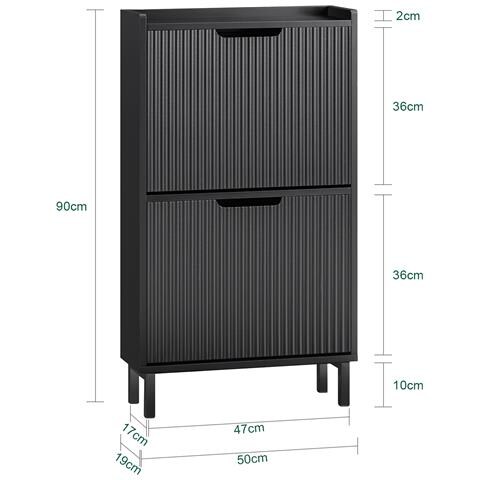 Scarpiera 50x19x90cm Fsr177-sch - Foto 2