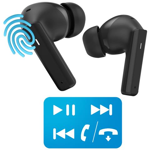 Écouteurs Bluetooth Réduction De Bruit Autonomie 6h Commandes Tactiles, Nero - Foto 5