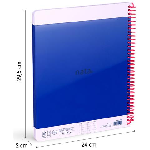 57043E80B quaderno per scrivere A4 80 fogli Blu - Foto 2