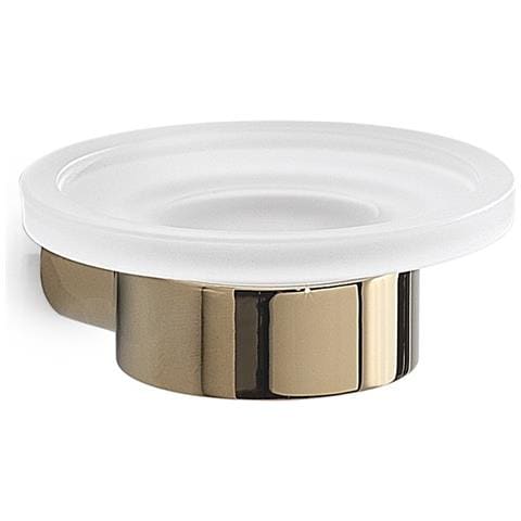 Portasapone Da Muro In Ottone E Cromall Pi11 Serie Pirenei Oro - Foto 1