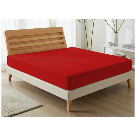 Lenzuola Sotto Con Angoli No Stiro In Tinta Unita Modello Francesca 1 Piazza Bordeaux - Foto 1