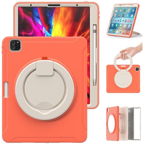 Custodia Per Ipad Pro 5/4/3 12.9” Supporto E Alloggiamento Per Stilo Arancione - Foto 4