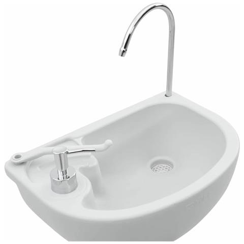 Toilette da Campeggio 2 pcs Blu e Bianco 50.5 x 33 x 103 cm - Foto 9