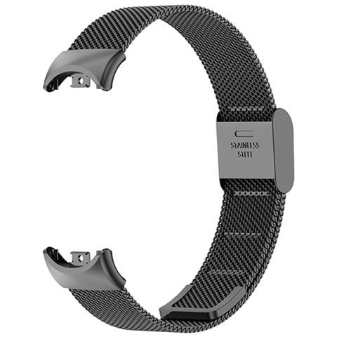 Cinturino In Metallo Compatibile Con Xiaomi Mi Band 8/9/10 - Chiusura In Stile Ufficiale Black - Foto 1