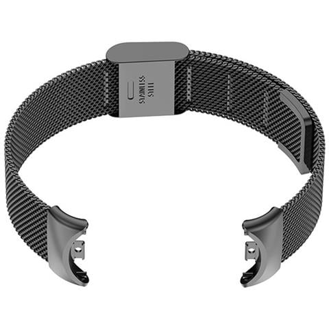 Cinturino In Metallo Compatibile Con Xiaomi Mi Band 8/9/10 - Chiusura In Stile Ufficiale Black - Foto 3