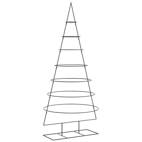 Albero di Natale Decorativo in Metallo Nero 210 cm - Foto 1