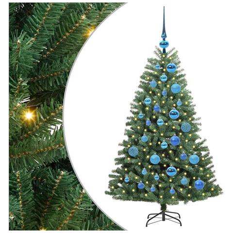 Albero di Natale Artificiale con Rami Pieghevoli Verde 120 cm - Foto 1