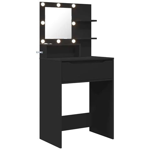 Tavoli da Trucco per Camera da Letto Nero 80 x 39,6 x 135 cm - Foto 1