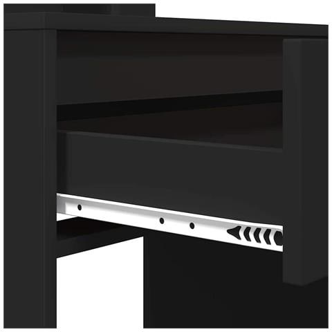 Tavoli da Trucco per Camera da Letto Nero 80 x 39,6 x 135 cm - Foto 9