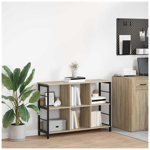 Libreria Rovere Sonoma 102 x 32 x 72,5 cm Legno multistrato - Foto 2