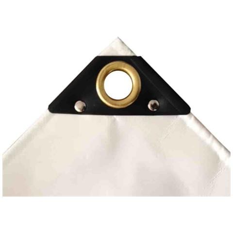 Telo Copertura 650 G/m²  Telone Impermeabile In Pvc 3 X 4m (12m²)  Telo Bianco - Foto 1
