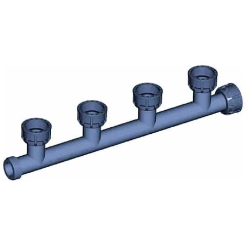 Distributore Pvc 1 Pollice A 4 Vie Per Tubi - Foto 1