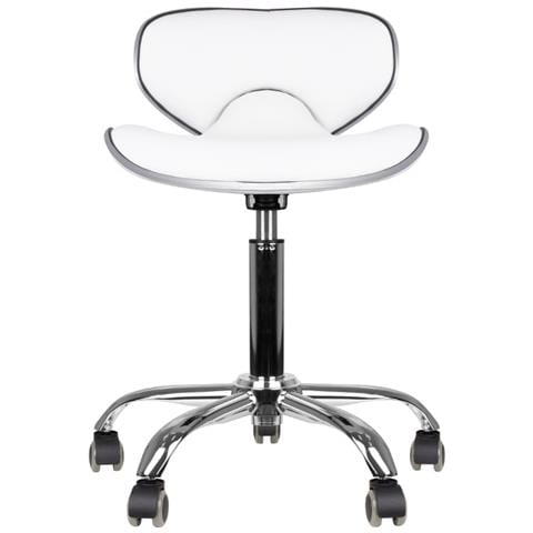 sgabello cosmetico q-4599 bianco - Foto 2