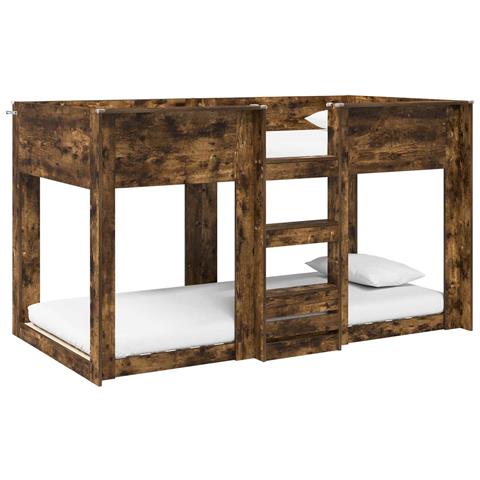 Letto a Castello per Bambini Rovere fumé 90 x 190 cm - Foto 1