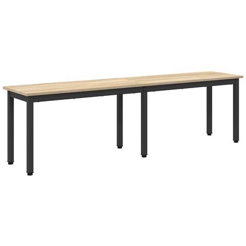 panchina Sonoma 160 x 35 x 45 cm Legno multistrato - Foto 1