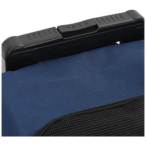 Carrello per animali domestici 3 in 1 Design Blu 48x32x (57-106) cm Tessuto Oxford - Foto 9
