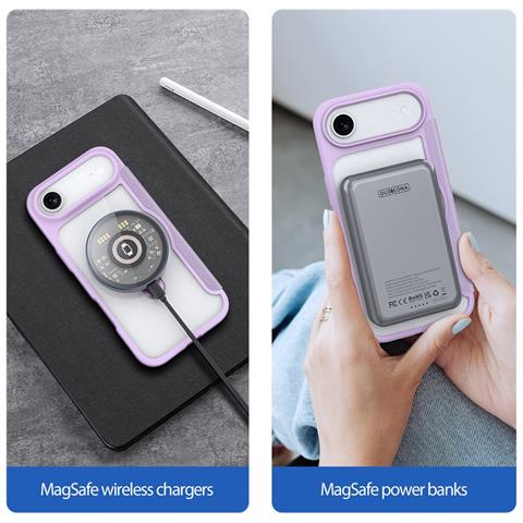 Cover per iPhone Air - Pelle /PU, Viola, MagSafe - Foto 4