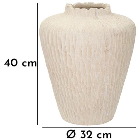 Vaso Shade Medio In Magnesio Color Crema - Foto 6
