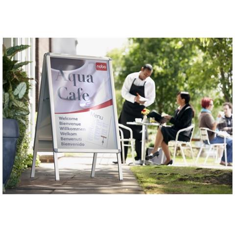 cavalletto con cornici a scatto 70x100cm nobo - Foto 2