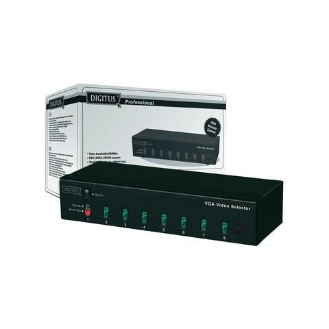 Switch Selettore Video Vga 15 Poli 8 Pc 1 Monitor Con Telecomando - Foto 1