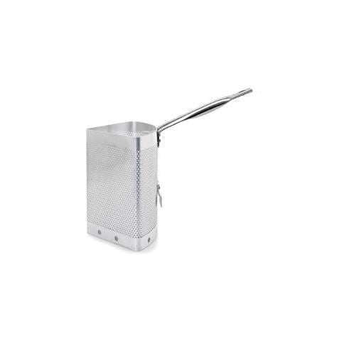 Scaldapasta Alluminio Con Gancio Per Cuoci Pasta Con 4 Spicchi - Diametro Cm 36 - Altezza Cm 23 - Foto 2