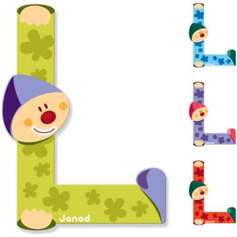 J04553 Lettera "Clown" - L - Foto 1