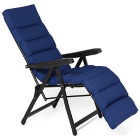 Poltrona Sedia Sdraio 6 Posizioni Con Poggiapiedi Mare Spiaggia Piscina - Foto 1