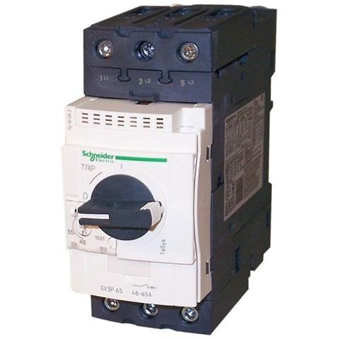 Interruttore Salvamotore Gv3p 48-65a 3p Gv3p65 - Foto 1