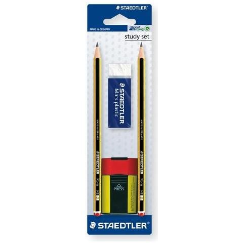 Conf. 2 Matite Noris Hb A Sezione Esagonale + Gomma Marsplastic E Temperamatite - Foto 1