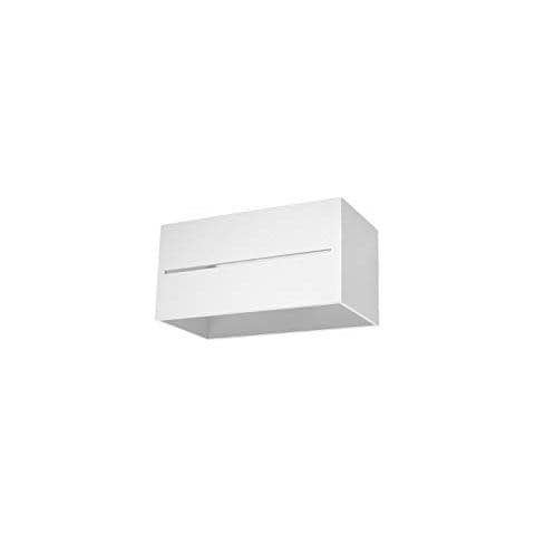 Lampada Da Parete In Alluminio, 20 X 10 X 10 Cm, Colore: Bianco - Foto 1